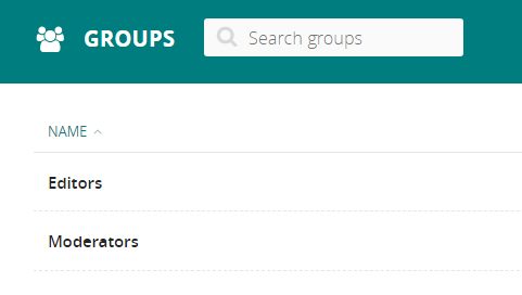 List of Groups